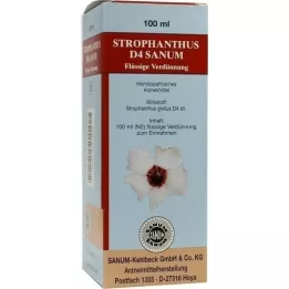 STROPHANTHUS D 4 Sanum kapi, 100 ml