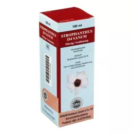 STROPHANTHUS D 4 Sanum kapi, 100 ml