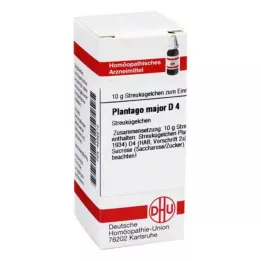 PLANTAGO MAJOR D 4 globule, 10 g