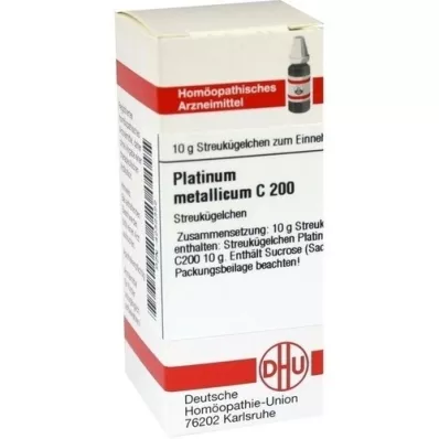 PLATINUM METALLICUM C 200 globule, 10 g