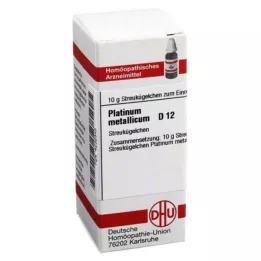 PLATINUM METALLICUM D 12 globula, 10 g