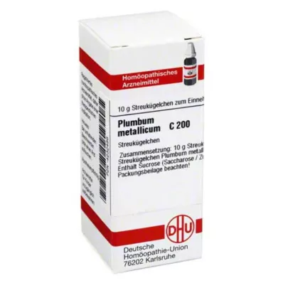 DHU Plumbum metallicum C 200 kuglica, 10 g