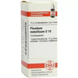 PLUMBUM METALLICUM D 10 globula, 10 g