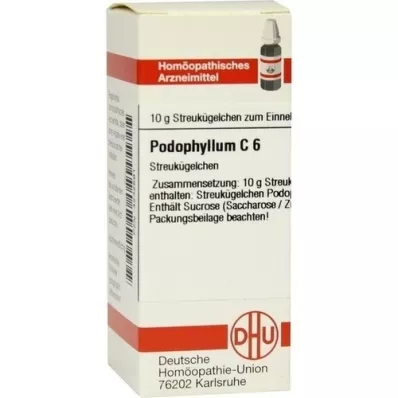 PODOPHYLLUM C 6 globula, 10 g