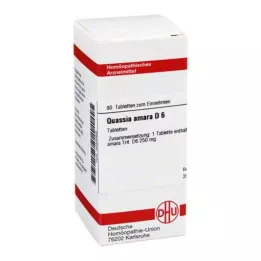 QUASSIA D 6 tableta, 80 kom