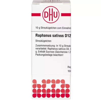 RAPHANUS SATIVUS D 12 globula, 10 g