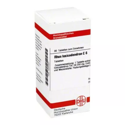 RHUS TOXICODENDRON C 6 tableta, 80 kom