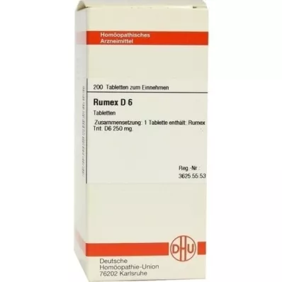 RUMEX D 6 tableta, 200 kom