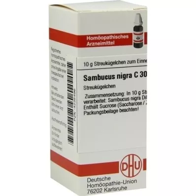 SAMBUCUS NIGRA C 30 globula, 10 g