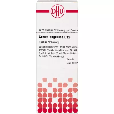 SERUM ANGUILLAE D 12 Razrjeđenje, 50 ml