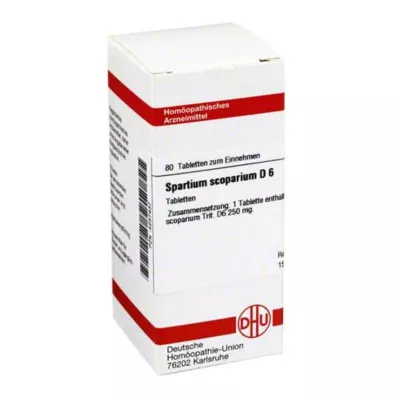 SPARTIUM SCOPARIUM D 6 tableta, 80 kom SPARTIUM SCOPARIUM D 6 tableta, 80 kom