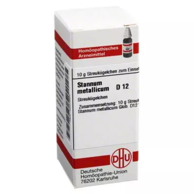 STANNUM METALLICUM D 12 globula, 10 g