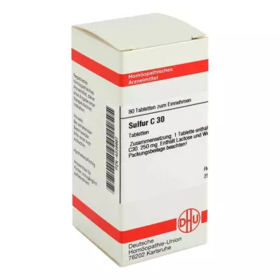 SULFUR C 30 tableta, 80 kom