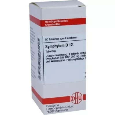 SYMPHYTUM D 12 tableta, 80 kom