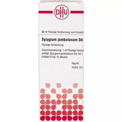 SYZYGIUM JAMBOLANUM D 4 razrjeđenje, 50 ml