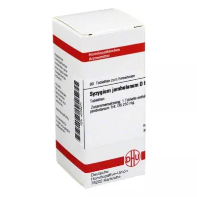 SYZYGIUM JAMBOLANUM D 6 tableta, 80 kom SYZYGIUM JAMBOLANUM D 6 tableta, 80 kom