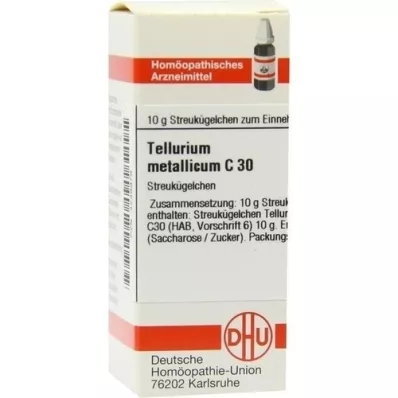TELLURIUM metallicum C 30 globula, 10 g