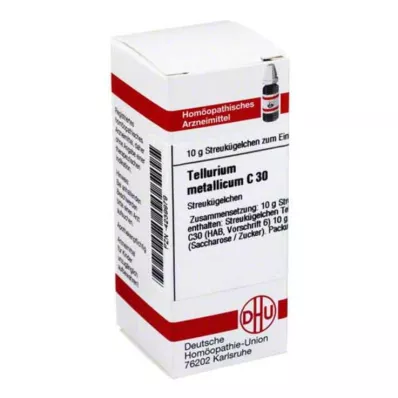 TELLURIUM metallicum C 30 globula, 10 g