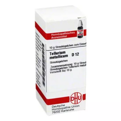TELLURIUM metallicum D 12 globula, 10 g