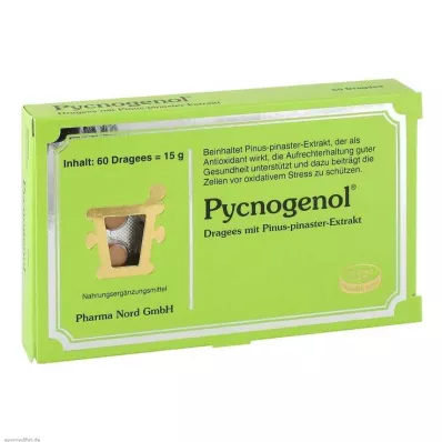 PYCNOGENOL KIEFERNRINDENEXTRAKT Pharma Nord Drag., 60 kom PYCNOGENOL KIEFERNRINDENEXTRAKT Pharma Nord Drag., 60 kom