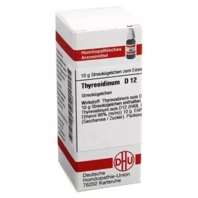 THYREOIDINUM D 12 globula, 10 g