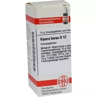 VIPERA BERUS D 12 globula, 10 g