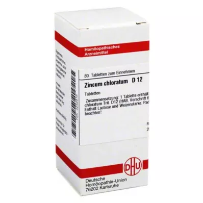 ZINCUM CHLORATUM D 12 tableta, 80 kom ZINCUM CHLORATUM D 12 tableta, 80 kom