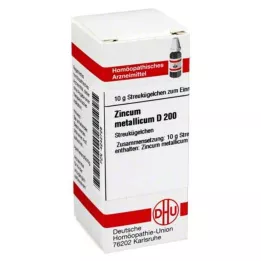 ZINCUM METALLICUM D 200 globula, 10 g