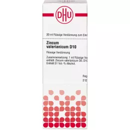 ZINCUM VALERIANICUM D 10 razrjeđenje, 20 ml