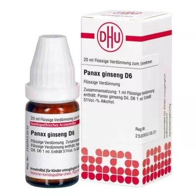 Panax Ginseng D6 razrjeđenje (20 ml)