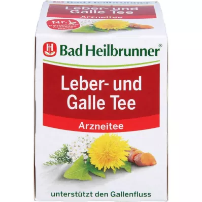 BAD HEILBRUNNER Filter vrećice čaja za jetru i žuč, 8X1,75 g