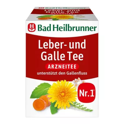 BAD HEILBRUNNER Filter vrećice čaja za jetru i žuč, 8X1,75 g