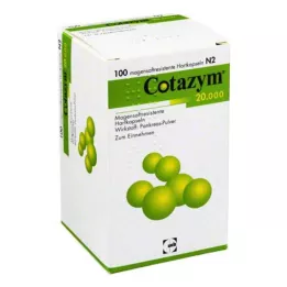 COTAZYM 20 000 peleta gastrorezistentne kapsule, 100 kom