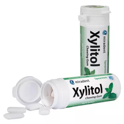 MIRADENT Guma za žvakanje Xylitol Spearmint, 30 kom MIRADENT Guma za žvakanje Xylitol Spearmint, 30 kom