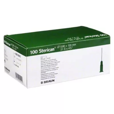Sterican kanile 21Gx4 4 / 5 0,8x120 mm, 100 komada Sterican kanile 21Gx4 4 / 5 0,8x120 mm, 100 komada