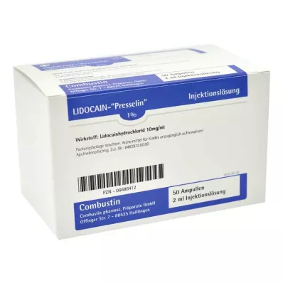 Lidocaine Presselin 1% otopina za injekciju, 100X2 ml