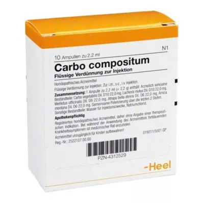 CARBO COMPOSITUM Ampule, 10 kom CARBO COMPOSITUM Ampule, 10 kom