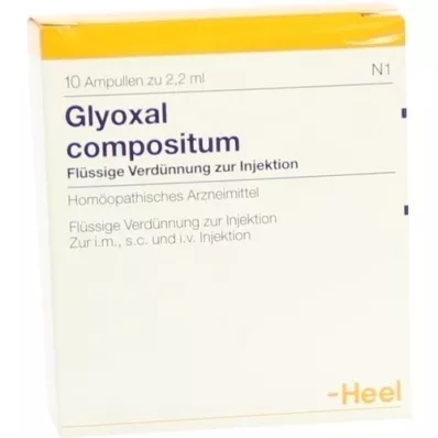 GLYOXAL compositum ampule, 10 kom