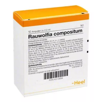 Rauwolfia Compositum ampule, 10 kom Rauwolfia Compositum ampule, 10 kom