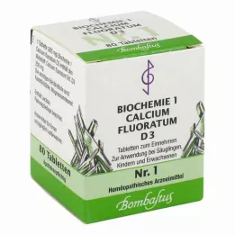 BIOCHEMIE 1 Calcium fluoratum D 3 tablete, 80 kom