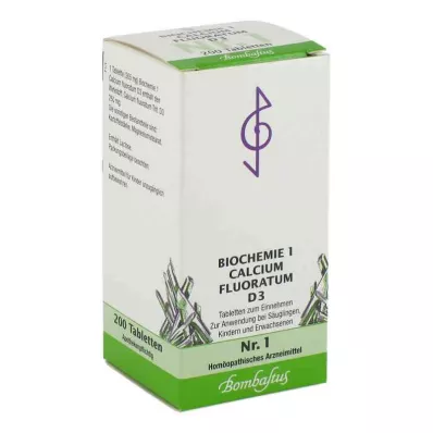 BIOCHEMIE 1 Calcium fluoratum D 3 tablete, 200 kom BIOCHEMIE 1 Calcium fluoratum D 3 tablete, 200 kom