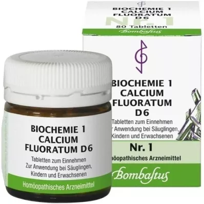 BIOCHEMIE 1 Calcium fluoratum D 6 tableta, 80 kom