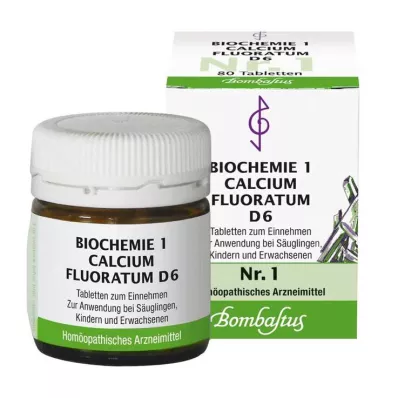 BIOCHEMIE 1 Calcium fluoratum D 6 tableta, 80 kom BIOCHEMIE 1 Calcium fluoratum D 6 tableta, 80 kom