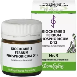 BIOCHEMIE 3 Ferrum phosphoricum D 12 tableta, 80 kom