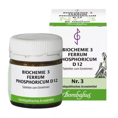 Biokemija 3 Ferrum phosphoricum D 12 tableta, 80 kom