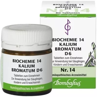 BIOCHEMIE 14 Kalium bromatum D 6 tableta, 80 kom