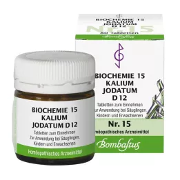 BIOCHEMIE 15 kalijev jodat D 12 tableta, 80 kom