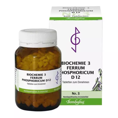 Biokemija 3 Ferrum phosphoricum D 12 tableta, 500 kom