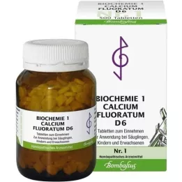 BIOCHEMIE 1 Calcium fluoratum D 6 tableta, 500 kom