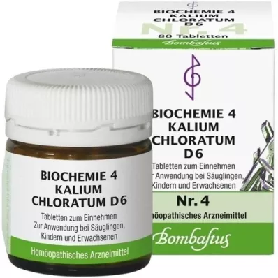 BIOCHEMIE 4 Potassium chloratum D 6 tableta, 80 kom
